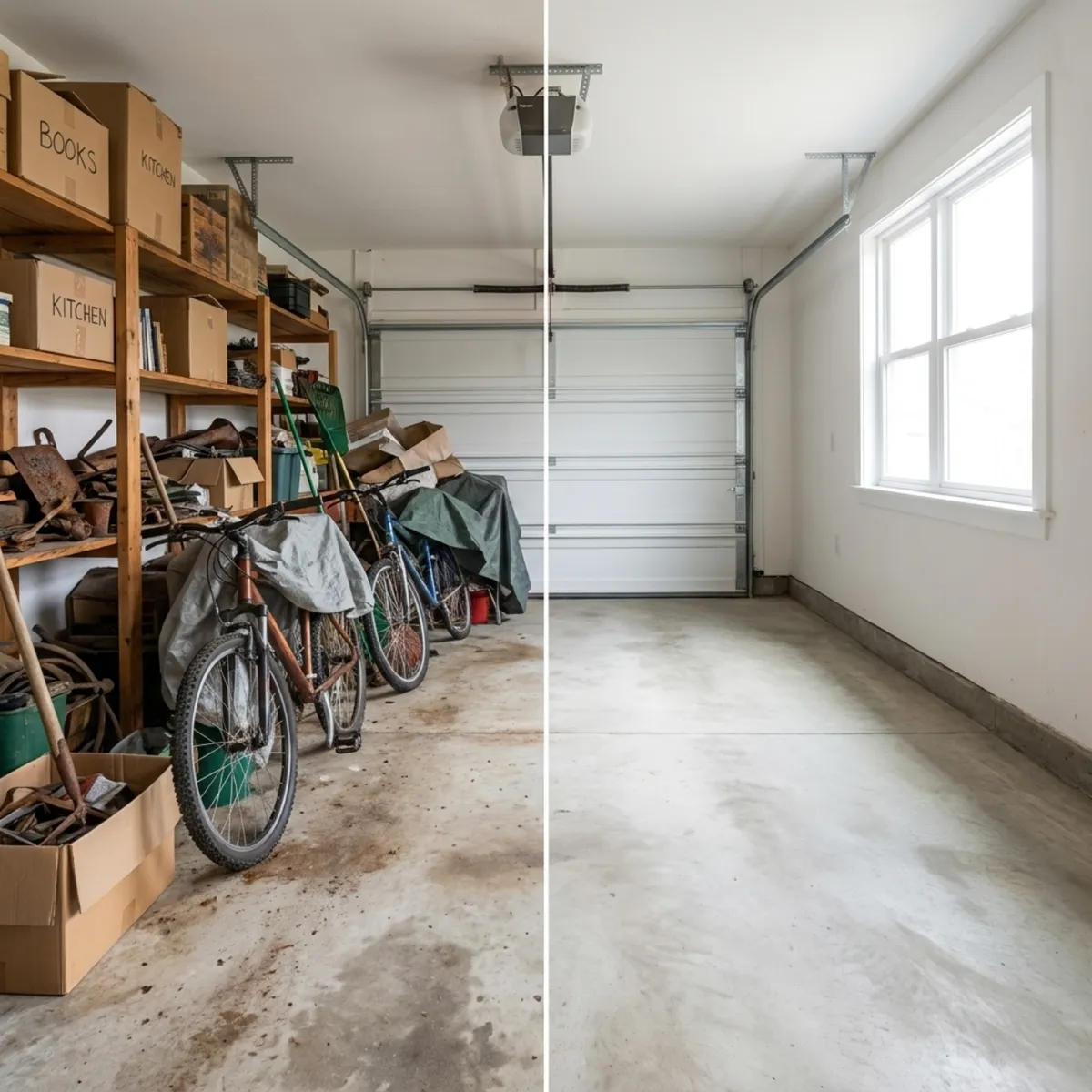 Keller & Garage – vorher und nachher