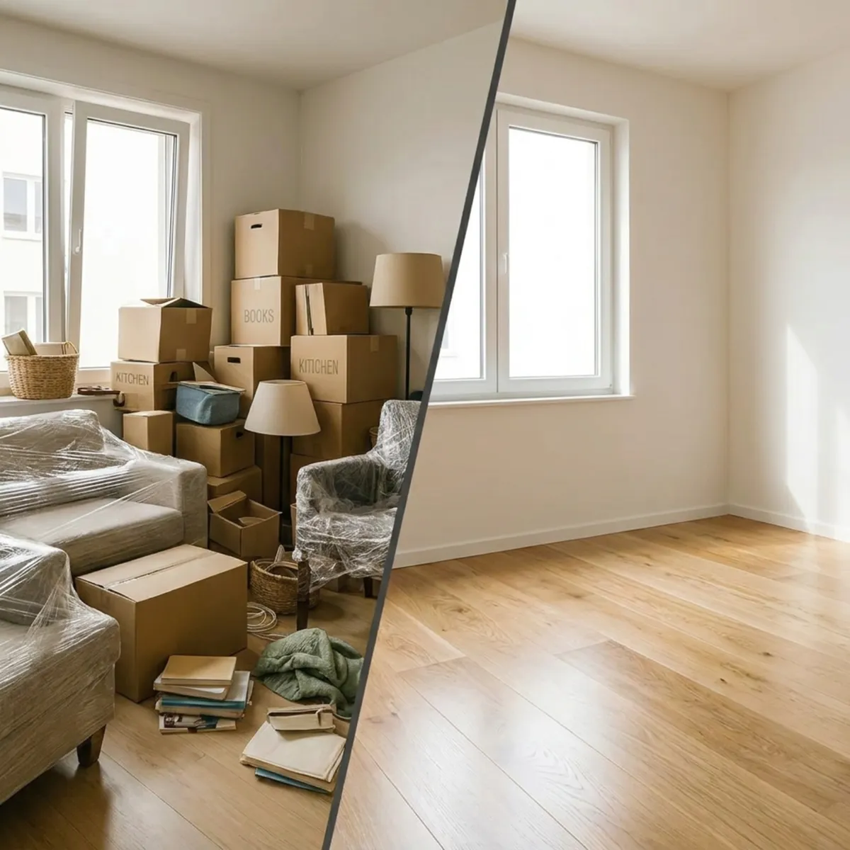 Wohnungsauflösung – vorher und nachher